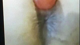 intense masturbation with dildo leads to orgasm