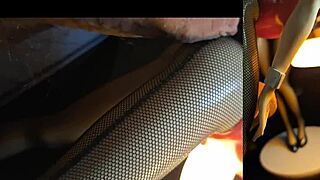 cumming on lucy bunny figures in this anime hentai