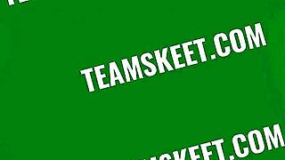 layla london aids stepbro with a steamy cum release right after his shower in a taboo twist