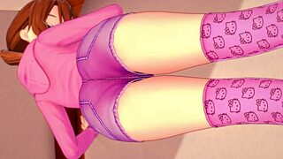 Hey, wanna see my cute pink-dressed hermanastra bang in bed? Uncensored hentai awaits!