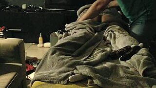 Massage session with wife turns into raw oral and oiled-up hardcore action