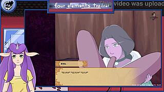 Avatar Trainer Bonus With Milfy Blowjob Scene