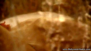 Beautiful Indian teases with a sensual striptease act