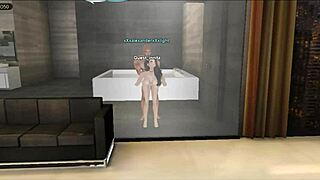 Alexander Light hosts virtual sex session in IMVU at home
