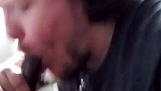 Big black cock blowjob scene