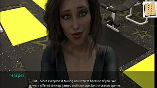 Elizabeth's unhappy day in erotic cartoon college