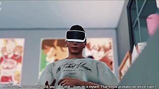 Virtual Ride Turns Into Deepthroat Domination