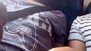 feeling wild with a quick suck on the bus, mexican style in public.