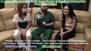 New Hooters girl Blaire Celeste faces humiliating exam by Dr. Stacy Shepard. Shocking gyno reality at Girlsgonegyno com!