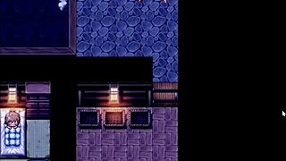 in this hentai game, tanned natsuki from ep 38 gets overwhelmed. cum pours deep into her curvy womb during wild blowbang.