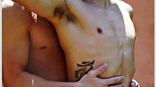 adlene twinks az sharing intimate moments in gay masturbation