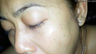 Vietnamese babe teases with oral skills and cum in mouth.