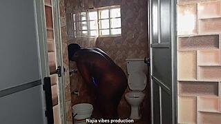 Quickie with Boss's Daughter in Bathroom!