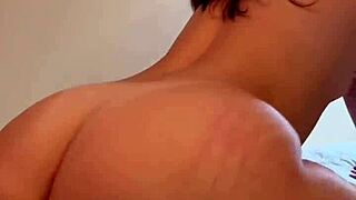 Young Babe in Gray Beanie Enjoys Great Time with Friend