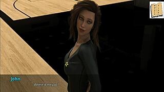 Elizabeth's unhappy day in erotic cartoon college