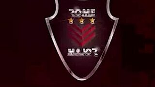 maxine x takes rome major's big cock in tight anal reverse cowgirl