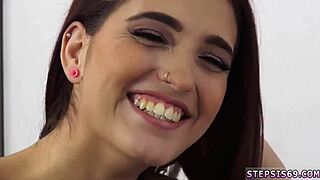 i cast this teen 18+ sucking her stepbros banana passionately