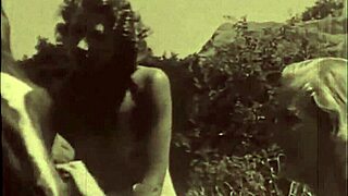 Look at this retro beauty taming the beast in vintage style