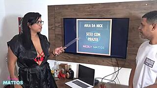 Student Finishes in Hot Teacher’s Mouth - Leo Ogro