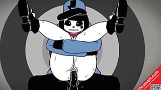 Kaj počneta Mime in Dash v tem stripu?