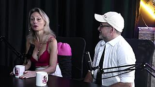 Policewoman Succumbs To Blowjob In City - Aline Fischborn And Flavio Paiva In Sheer Red