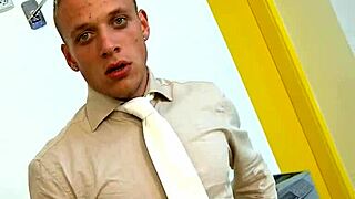 two guys have anal sex in casual homo encounter