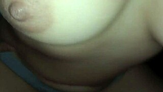 Room Service with Sexy Latina in Lingerie at Hotel