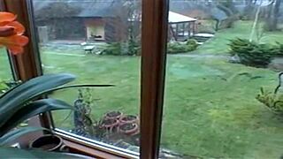 Redhead milf rides big cock