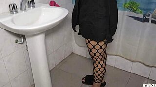 Hey, big ass wifey in fishnet, need that cock?