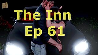 exploring the inn in anime game adventure