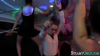 cfnm whore gets facial at party