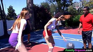 I turned a basketball game into bedroom fun with stepdaughters.