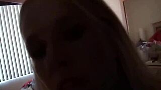 Why is the teen slut sucking her tutor's cock on hidden cam? Watch this voyeur striptease blowjob scene