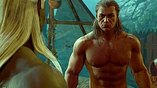 Watch Halsin Romance in Baldur's Gate 3 Gay Sex Scene!