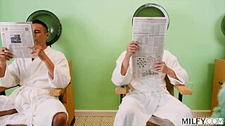 Audrey Hollander in her milfy debut, going all out