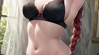 3D Animated University Student Housemaid Engages In Pussy Masturbation With Asmr Sounds