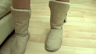 Abbie Anderson And Angela Attison Rub Clits On Sofa In Lesbian Face Sitting Session