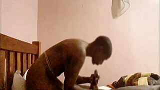 Ebony milf showcases deepthroat and riding