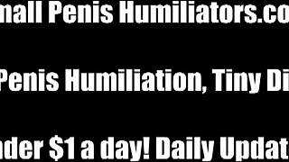 you got the smallest cock on earth in femdom bdsm pov masturbation fetish