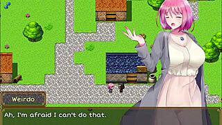 Philana enters the witch's castle and gets a sensual massage from suspicious men.