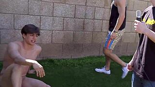 hung teen realizes he's not ready for phat ass 😏