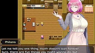 Philana enters the witch's castle and gets a sensual massage from suspicious men.