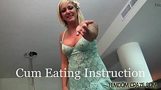 Dominating with rough femdom, kicking ass in BDSM POV until begging for mercy