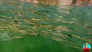 Me, my husband, and my unicorn getting wild on a public beach