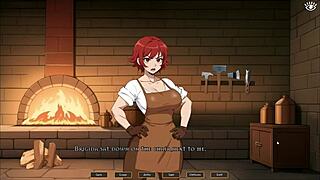 Tomboy Love In Hot Forge Hentai Game. Risky Doggystyle Outdoor Fuck In Front Of Strangers.