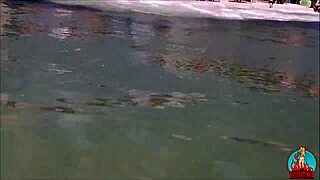 Me, my husband, and my unicorn getting wild on a public beach