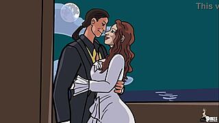 Vampire queen submits to big black cock domination!