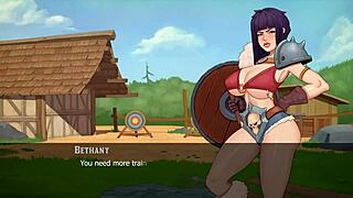 In Otaku's Rage Porn Game, He Wakes Up to Big Tits and Boobies