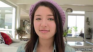 daisy summers enjoys big cock with her teen brunette charms