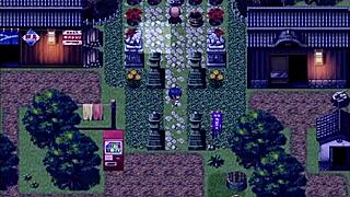 Tanned girl Natsuki hentai game ep 18 fucked all night long by the perverted ghost